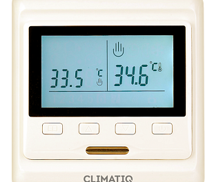 Терморегулятор с ЖК-дисплеем CLIMATIQ PT (ivory) в Москве, Реутове, Химках и Балашихе