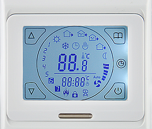 Терморегулятор с ЖК-дисплеем и сенсорными кнопками CLIMATIQ ST (white) в Москве, Реутове, Химках и Балашихе