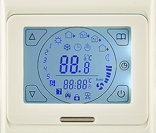 Терморегулятор с ЖК-дисплеем и сенсорными кнопками CLIMATIQ ST (ivory) в Москве, Реутове, Химках и Балашихе