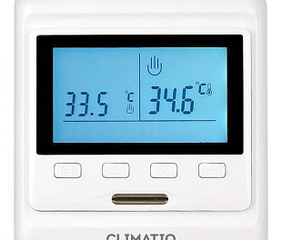 Терморегулятор с ЖК-дисплеем CLIMATIQ РT (white) в Москве, Реутове, Химках и Балашихе
